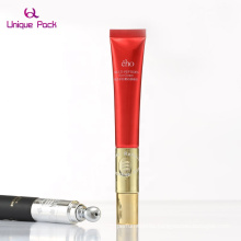 luxury design cosmetic applicator tube with electric button for eye cream serum lotion